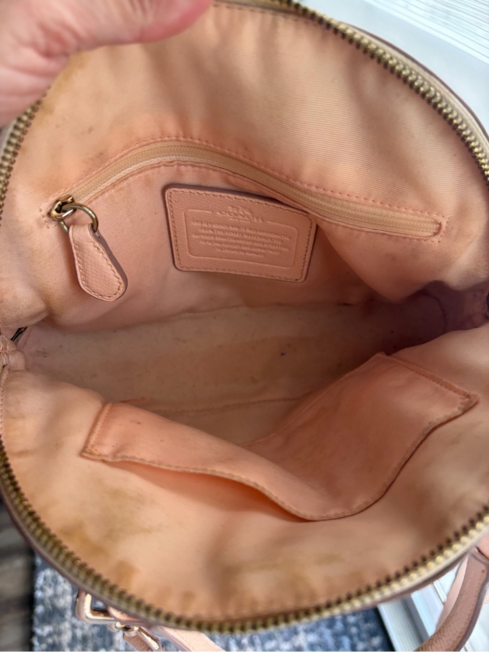 Coach Crossgrain Cora Domed
Satchel Handbag - Picture 7 of 9